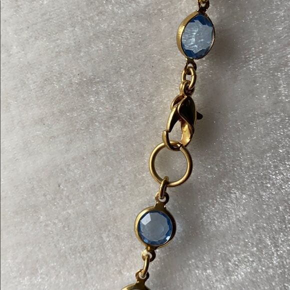 Jewel tone multicolor long necklace - Picture 5 of 5